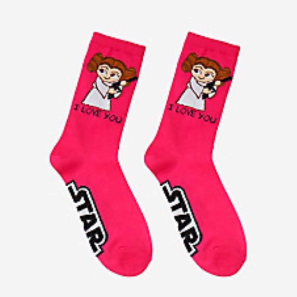 Star Wars Han & Leia Couples Crew socks - Picture 3 of 7